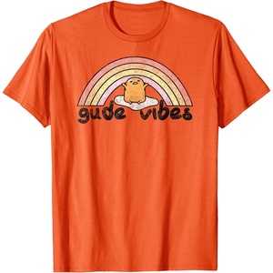 image:imageGudetama Gude Vibes Good Vibes Rainbow TShirt SmallOrange