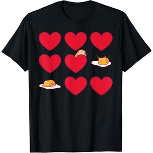 image:imageGudetama Hearts amp Eggs Valentines TShirtBlack