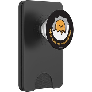 image:imageGudetama Hiding From My Responsibilities PopSockets Adhesive PopGripMagnetic PopWallet