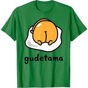 image:imageGudetama The Lazy Egg Backside Logo Tee Shirt TShirtKelly Green