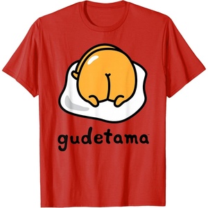 image:imageGudetama The Lazy Egg Backside Logo Tee Shirt TShirtRed