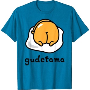 image:imageGudetama The Lazy Egg Backside Logo Tee Shirt TShirtSapphire Blue