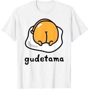 image:imageGudetama The Lazy Egg Backside Logo Tee Shirt TShirtWhite