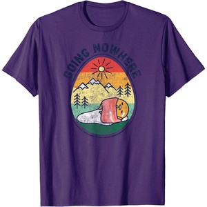 image:imageGudetama The Lazy Egg Camping Going Nowhere TShirtPurple