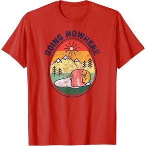 image:imageGudetama The Lazy Egg Camping Going Nowhere TShirtRed