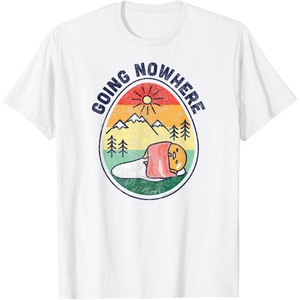 image:imageGudetama The Lazy Egg Camping Going Nowhere TShirtWhite