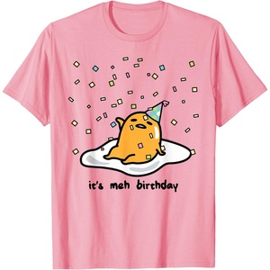 image:imageGudetama The Lazy Egg Its Meh My Birthday Confetti Party TShirt SmallPink