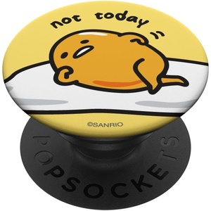 image:imageGudetama The Lazy Egg Not Today PopSockets Adhesive PopGripAdhesive PopGrip