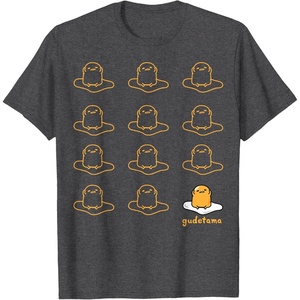 image:imageGudetama The Lazy Egg Real TShirtDark Heather Grey