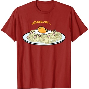 image:imageGudetama Whatever Pasta Tee Shirt TShirtCranberry Red