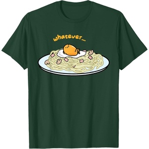 image:imageGudetama Whatever Pasta Tee Shirt TShirtDark Green