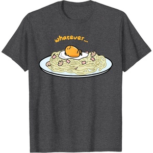 image:imageGudetama Whatever Pasta Tee Shirt TShirtDark Heather Grey