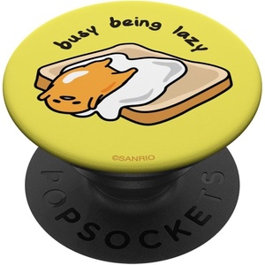 image:imageGudetama the Lazy Egg Busy Being Lazy PopSockets Adhesive PopGripAdhesive PopGrip