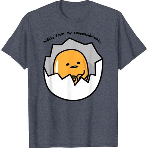image:imageGudetama the Lazy Egg Hiding from Responsibilities TShirtHeather Blue