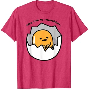 image:imageGudetama the Lazy Egg Hiding from Responsibilities TShirtRed Heather