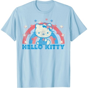 image:imageHello Kitty America USA Rainbow TShirtBaby Blue