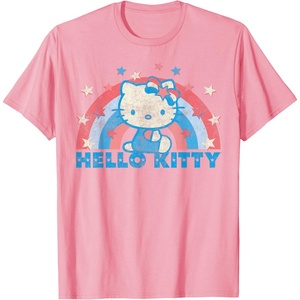 image:imageHello Kitty America USA Rainbow TShirtPink