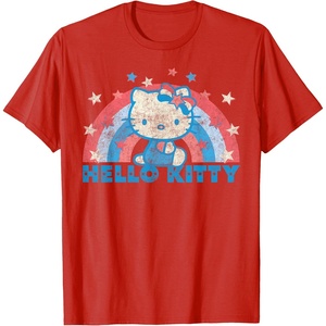 image:imageHello Kitty America USA Rainbow TShirtRed