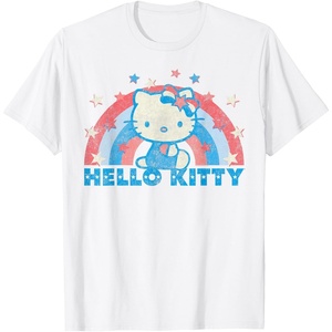 image:imageHello Kitty America USA Rainbow TShirtWhite
