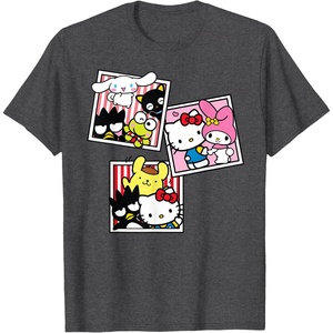 image:imageHello Kitty And Friends Photo Booth Fun Short Sleeve TShirtDark Heather Grey