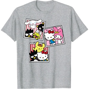 image:imageHello Kitty And Friends Photo Booth Fun Short Sleeve TShirtHeather Grey