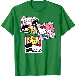 image:imageHello Kitty And Friends Photo Booth Fun Short Sleeve TShirtKelly Green