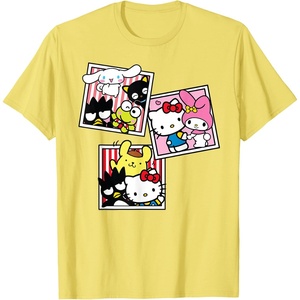 image:imageHello Kitty And Friends Photo Booth Fun Short Sleeve TShirtLemon Yellow