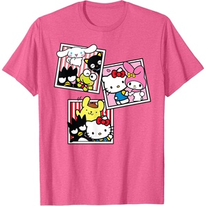 image:imageHello Kitty And Friends Photo Booth Fun Short Sleeve TShirtPink Heather