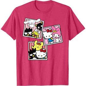 image:imageHello Kitty And Friends Photo Booth Fun Short Sleeve TShirtRed Heather