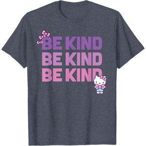 image:imageHello Kitty Be Kind TShirtHeather Blue