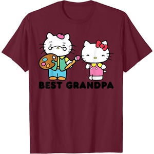 image:imageHello Kitty Best Grandpa TShirtBurgundy