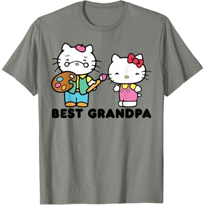image:imageHello Kitty Best Grandpa TShirtOlive Heather