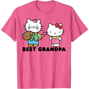 image:imageHello Kitty Best Grandpa TShirtPink Heather