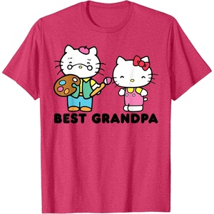 image:imageHello Kitty Best Grandpa TShirtRed Heather
