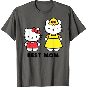image:imageHello Kitty Best Mom Mothers Day TShirtAsphalt Grey
