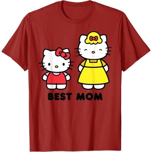 image:imageHello Kitty Best Mom Mothers Day TShirtCranberry Red