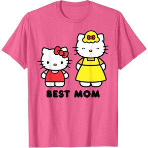 image:imageHello Kitty Best Mom Mothers Day TShirtPink Heather