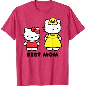 image:imageHello Kitty Best Mom Mothers Day TShirtRed Heather