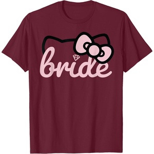 image:imageHello Kitty Bride Bridal Wedding TShirtBurgundy