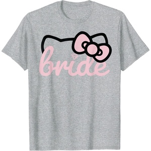 image:imageHello Kitty Bride Bridal Wedding TShirtHeather Grey