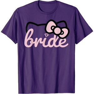 image:imageHello Kitty Bride Bridal Wedding TShirtPurple