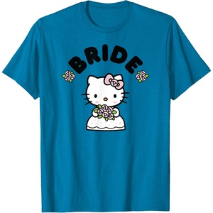 image:imageHello Kitty Bride in Wedding Dress Bridal Wedding TShirtSapphire Blue