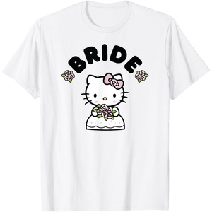 image:imageHello Kitty Bride in Wedding Dress Bridal Wedding TShirtWhite