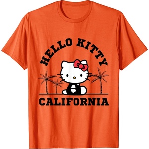 image:imageHello Kitty California Palm Tree Tee Shirt TShirtOrange