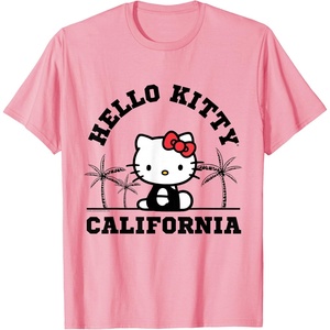 image:imageHello Kitty California Palm Tree Tee Shirt TShirtPink