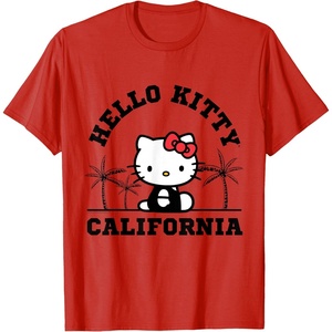 image:imageHello Kitty California Palm Tree Tee Shirt TShirtRed