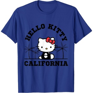 image:imageHello Kitty California Palm Tree Tee Shirt TShirtRoyal Blue