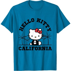image:imageHello Kitty California Palm Tree Tee Shirt TShirtSapphire Blue