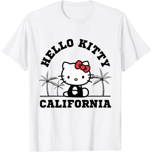 image:imageHello Kitty California Palm Tree Tee Shirt TShirtWhite