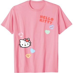 image:imageHello Kitty Candy Hearts Valentine Tee Shirt TShirtPink